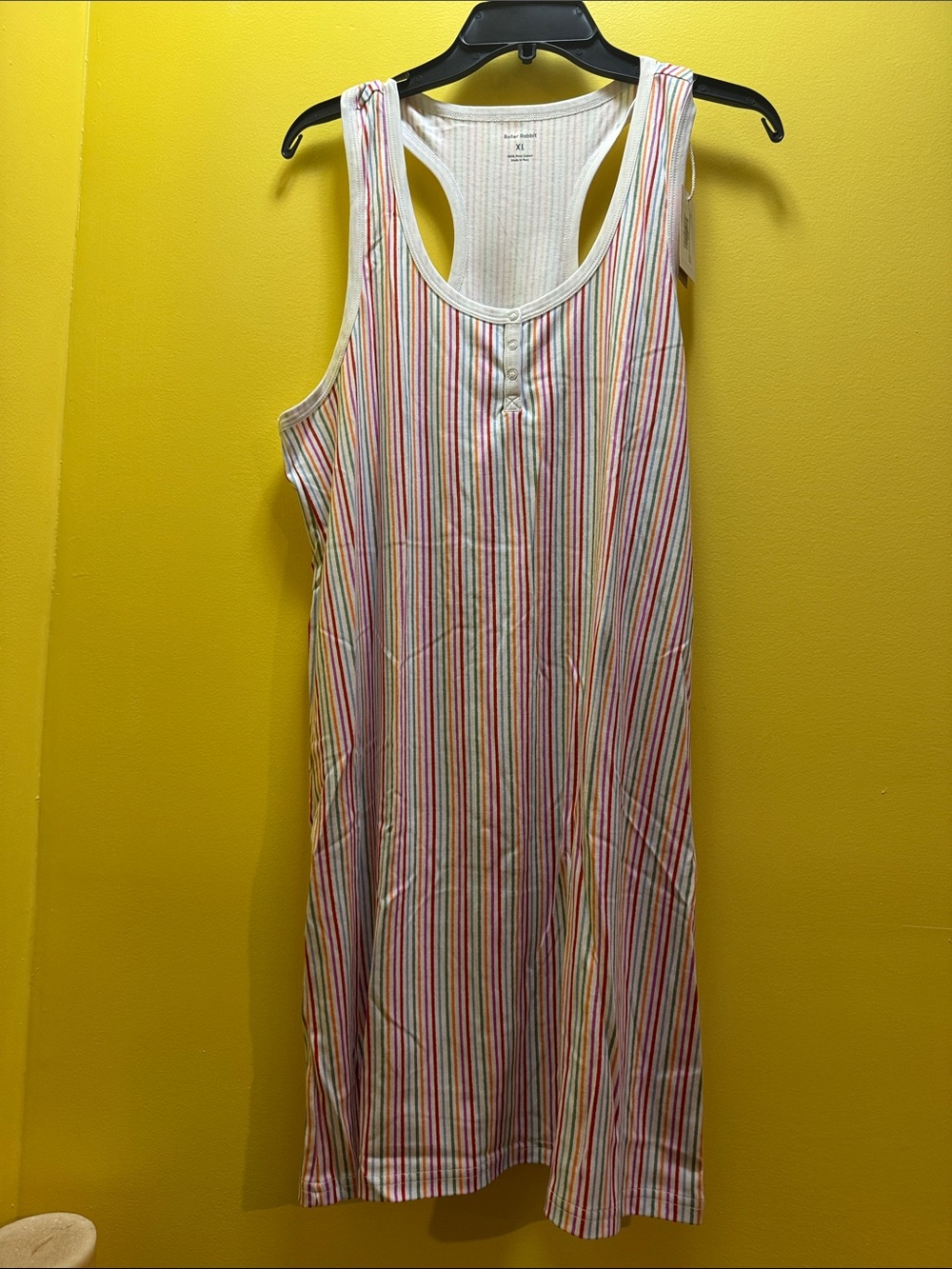 NWT Roller Rabbit stripes nightgown size XL.